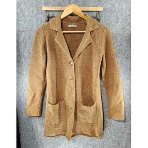 J Crew‎ Mercantile Lamb's Wool Jacket Women's Size XXS Brown Button Up